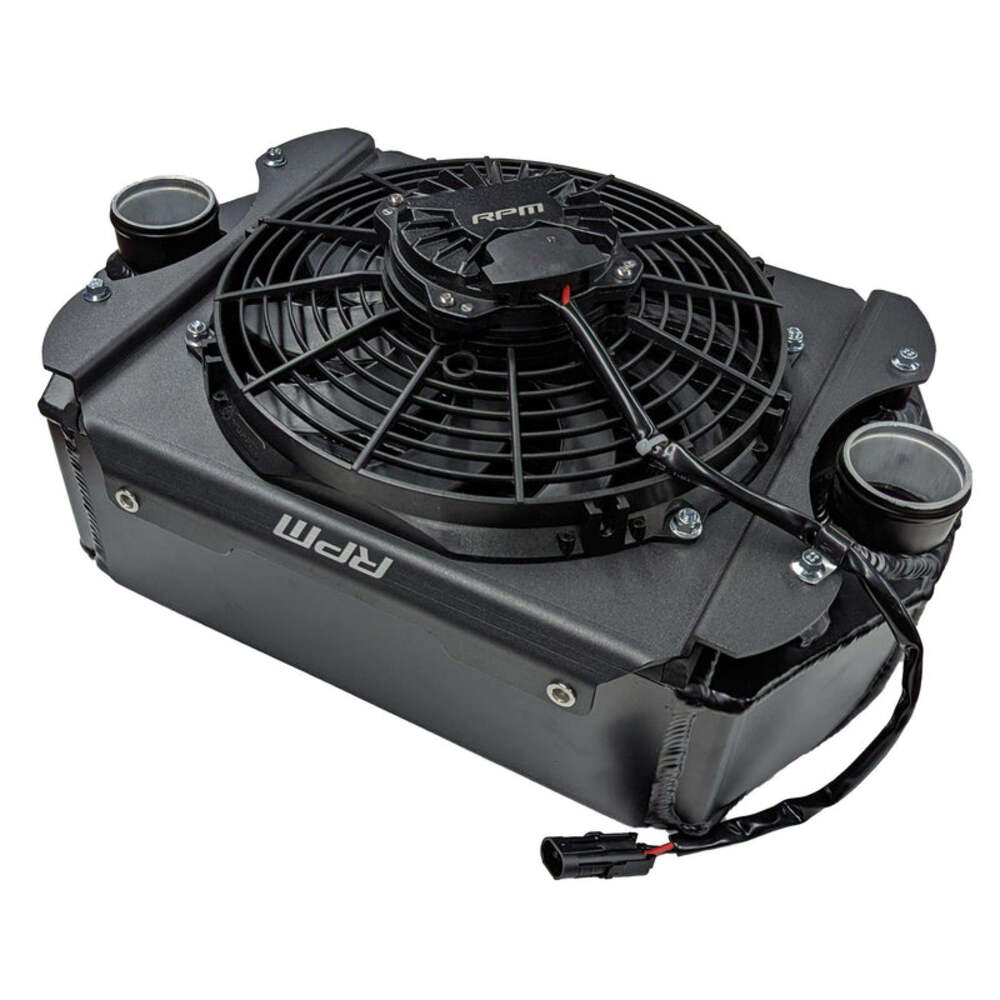 RPM '20-'25 Can-Am Maverick X3 Sealed Intercooler Fan Shroud & 10" 10 Blade Brushless Fan