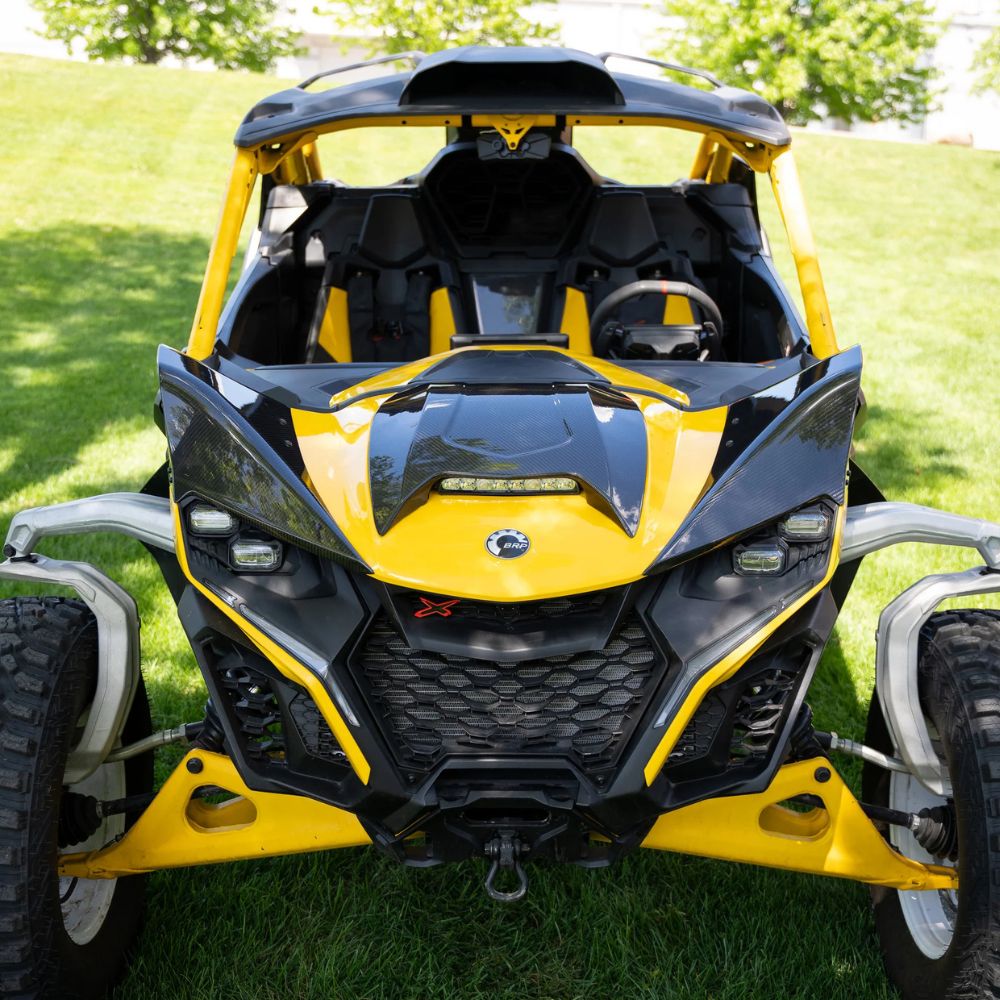 RPM Powersports '24+ Can-Am Maverick R Carbon Fiber Full Coverage Hood