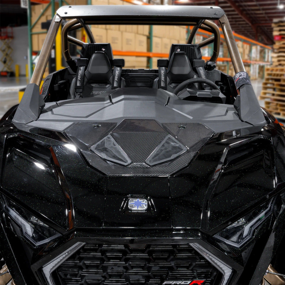 RPM '25-'26 Polaris RZR Pro R Ram Air Carbon Fiber Hood