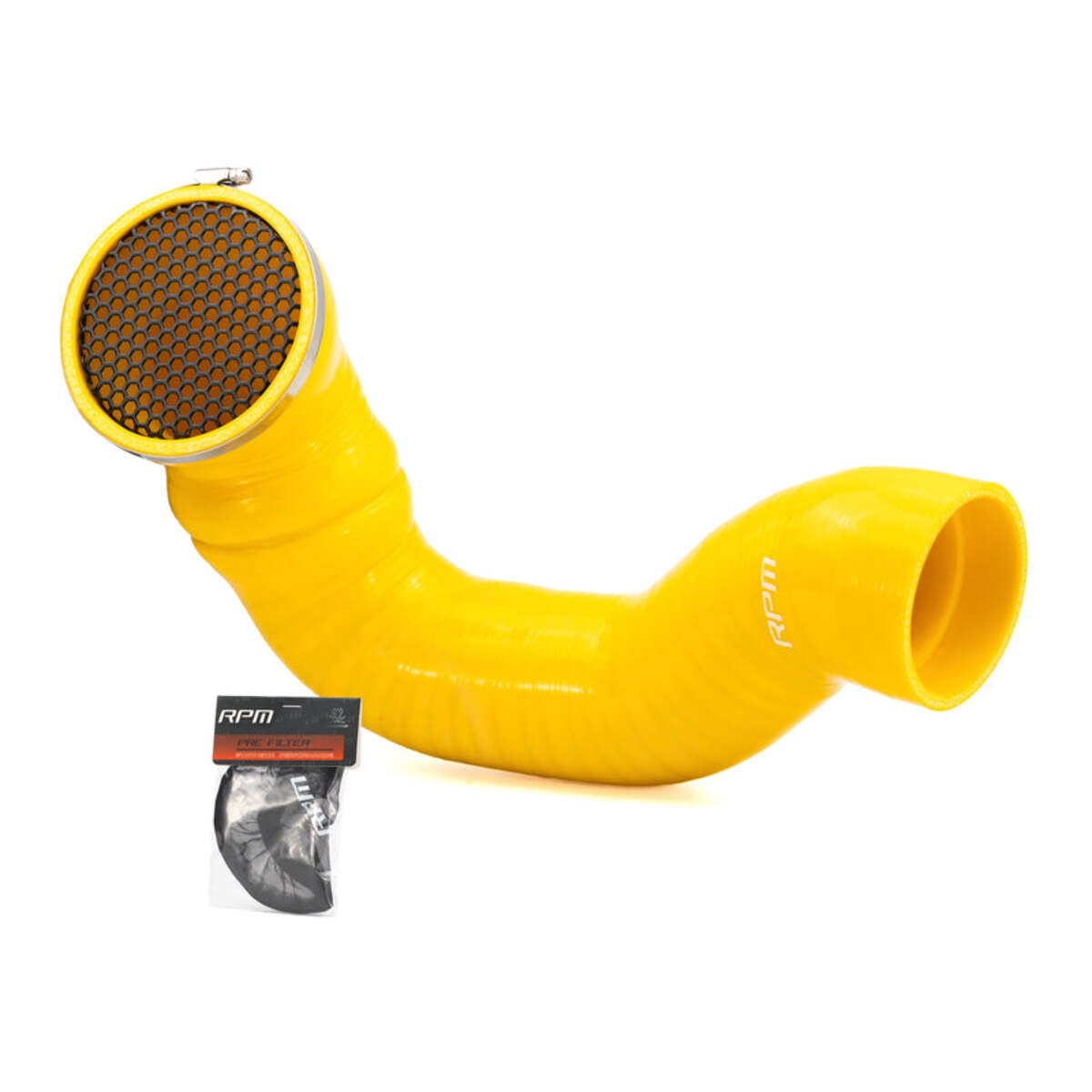 RPM Can-Am Maverick R Big Fatty Intake Tube w/ Debris Cage and Pre Filter