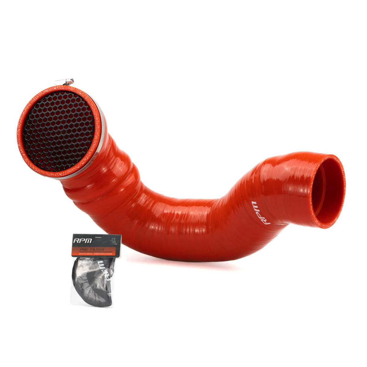 RPM Can-Am Maverick R Big Fatty Intake Tube w/ Debris Cage and Pre Filter
