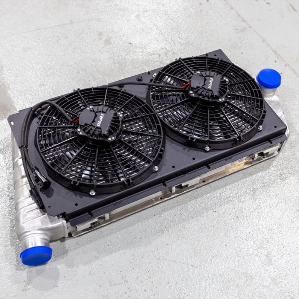 RPM Can-Am Maverick R Brushless Intercooler Fans & Shroud Kit