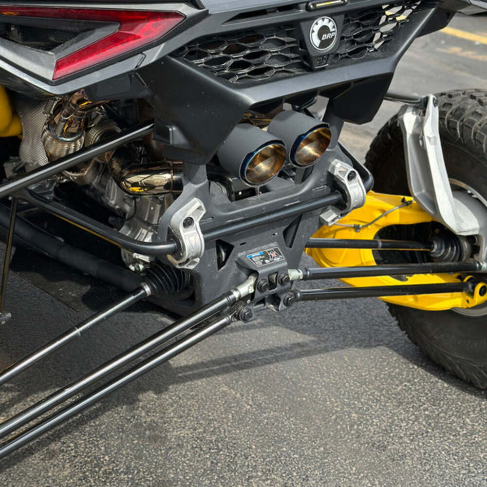 RPM Can-Am Maverick R Carbon Colored Dual Exhaust Tips
