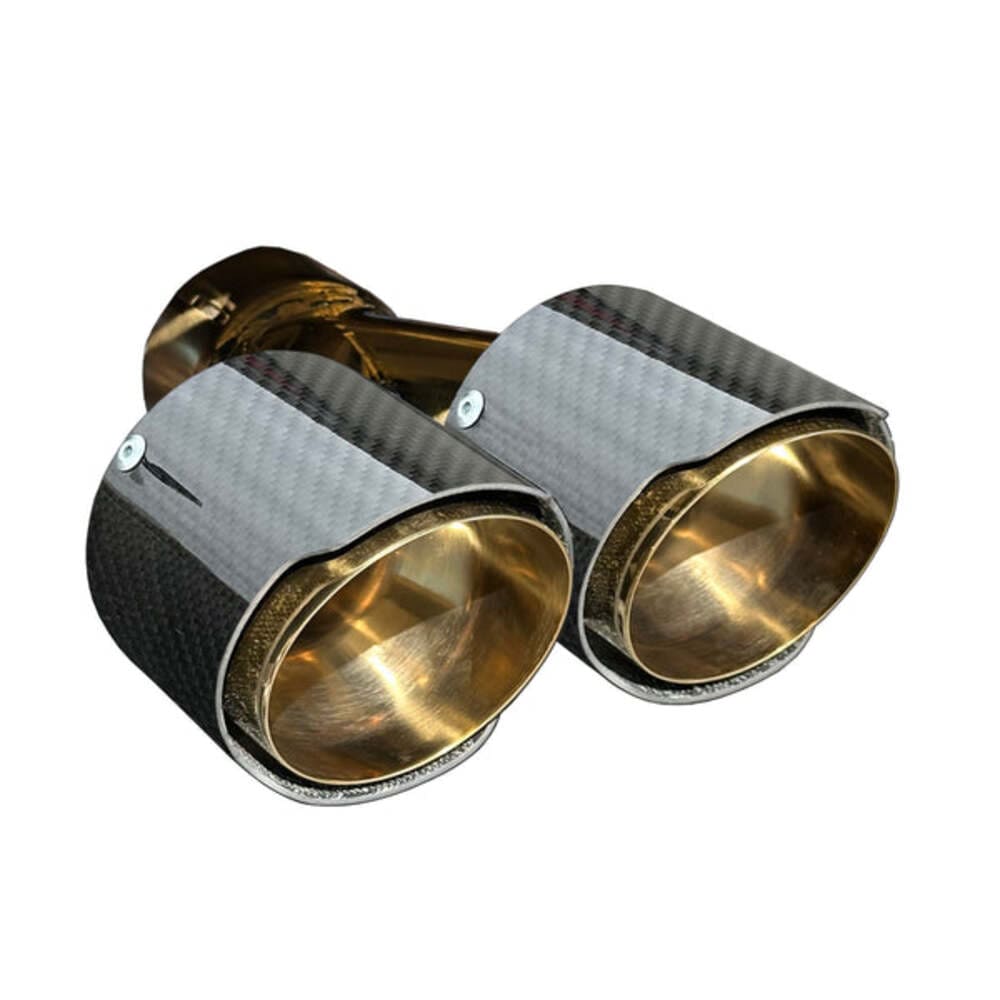 RPM Can-Am Maverick R Carbon Colored Dual Exhaust Tips