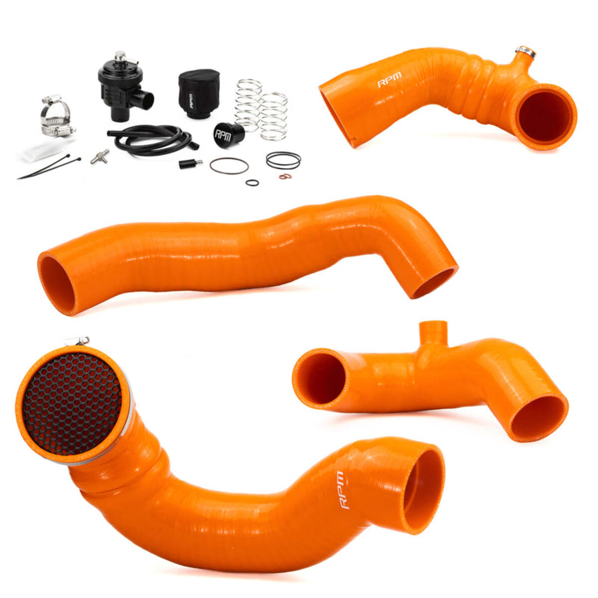 RPM Can-Am Maverick R Complete Silicone Upgrade Kit - Intake + Charge Tubes and BOV