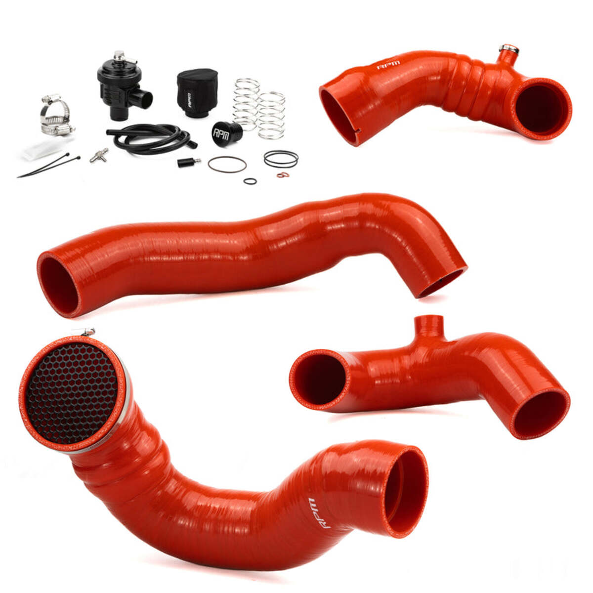 RPM Can-Am Maverick R Complete Silicone Upgrade Kit - Intake + Charge Tubes and BOV