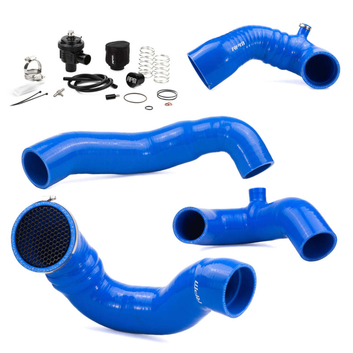 RPM Can-Am Maverick R Complete Silicone Upgrade Kit - Intake + Charge Tubes and BOV