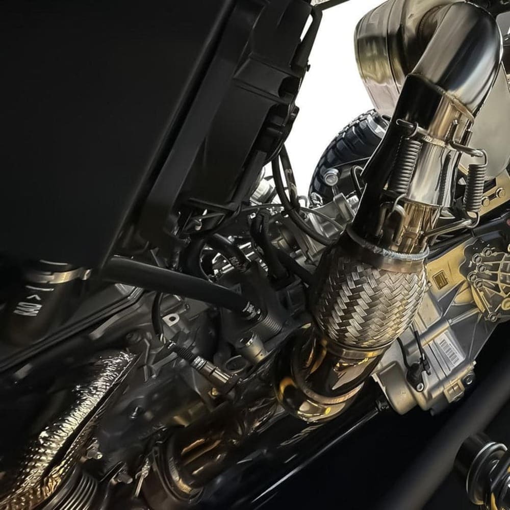 RPM Can-Am Maverick R Turbo 3" Big Mouth Mid Pipe w/ 6" Resonator