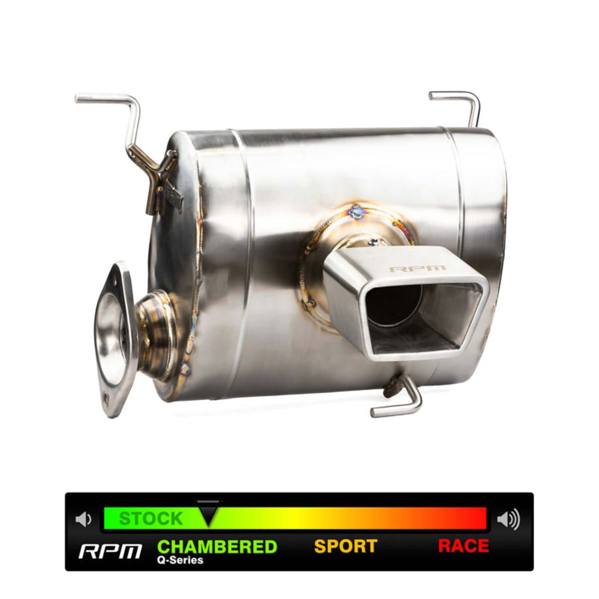 RPM Polaris RZR Pro R Chambered 3" Performance Exhaust