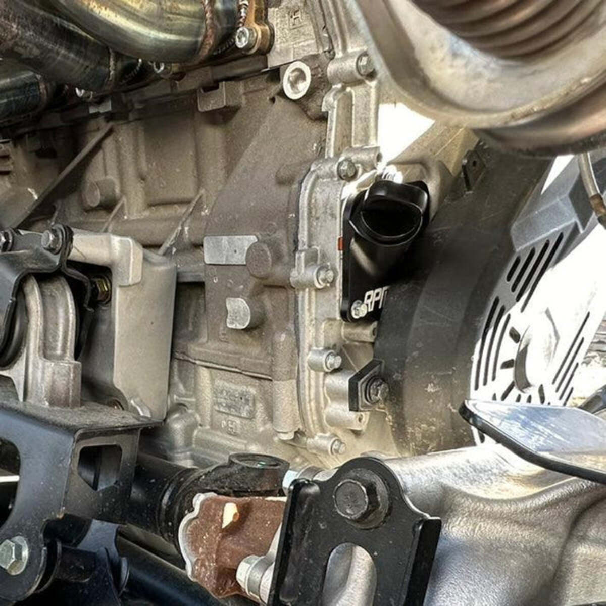 RPM Polaris RZR Pro R Oil Filler Adapter Plate & Turbo Return