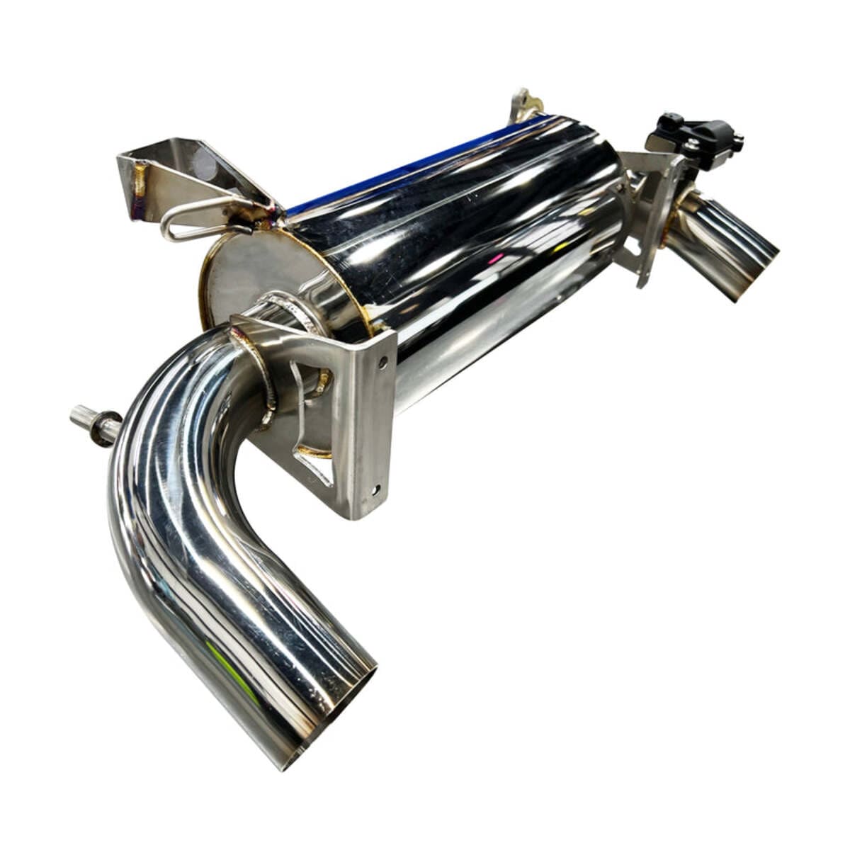 RPM Polaris RZR Pro XP / Turbo R E-Valve Dual Tip Captains Choice Exhaust