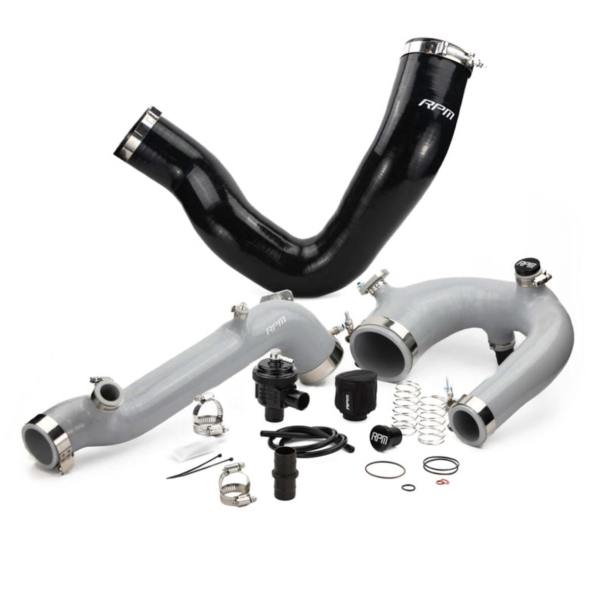 RPM Polaris RZR Turbo R Silicone Intake J-Tube, Charge Tube w/ BOV & Intake Tube Kit