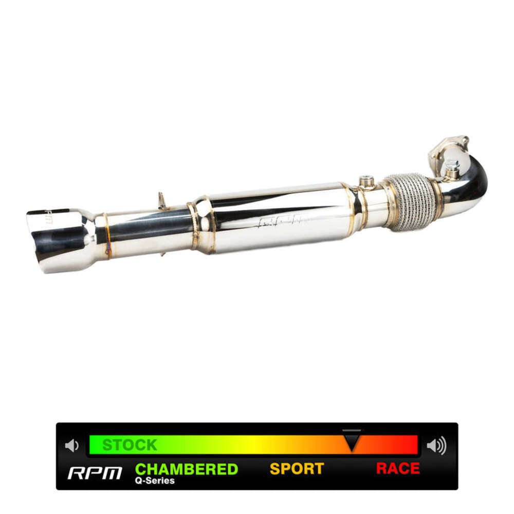 RPM Polaris RZR XP Turbo 3" Desert Series Full Stainless Exhaust System