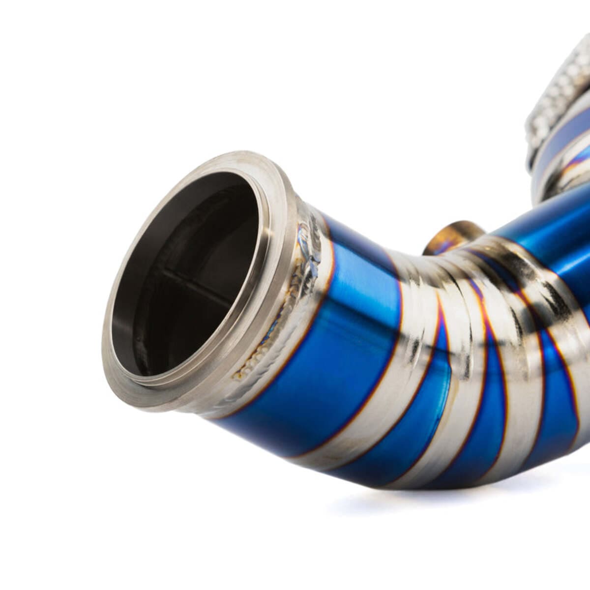 RPM Powersports Can-Am Maverick R Titanium 3" Side Exit E Valve Down Pipe