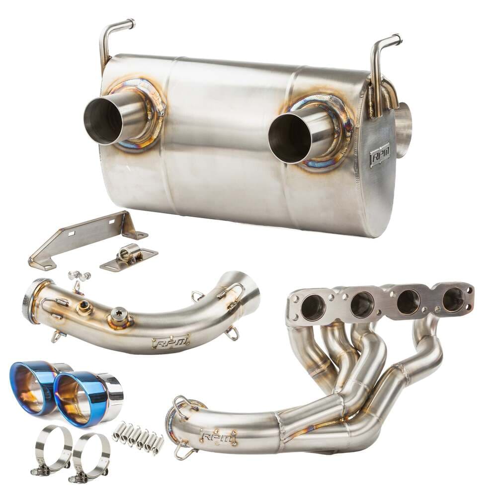 RPM Powersports Kawasaki Teryx H2 2.5" Full Exhaust System w/ Chambered Muffler & Optional E-Valve