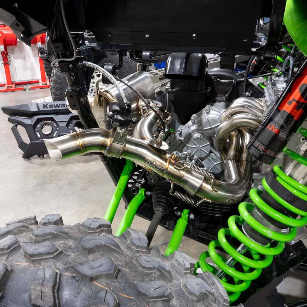 RPM Powersports Kawasaki Teryx H2 2.5" Full Exhaust System w/ Chambered Muffler & Optional E-Valve