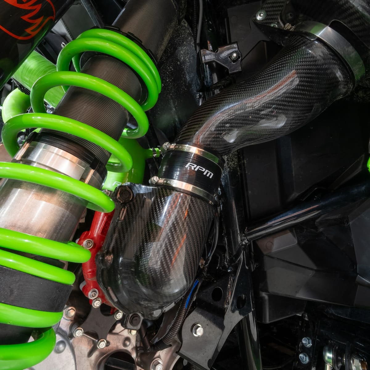 RPM Powersports Kawasaki Teryx H2 Supercharged Carbon Cold Air High Flow Race Intake