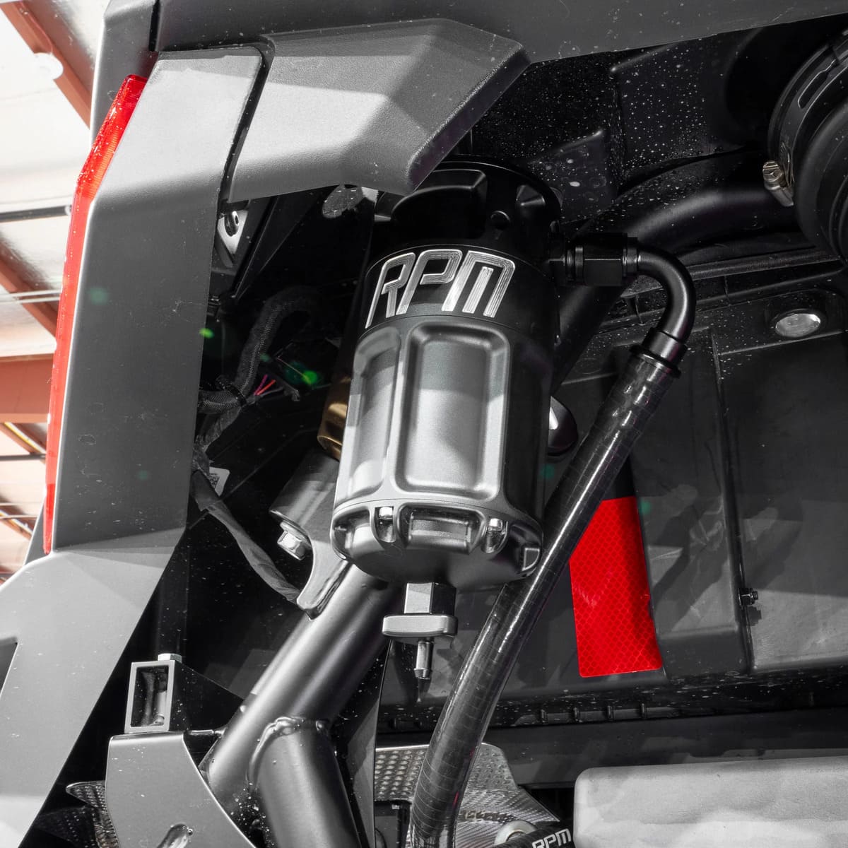 RPM Powersports Polaris RZR Pro R 4-Stage Oil Catch Can Kit
