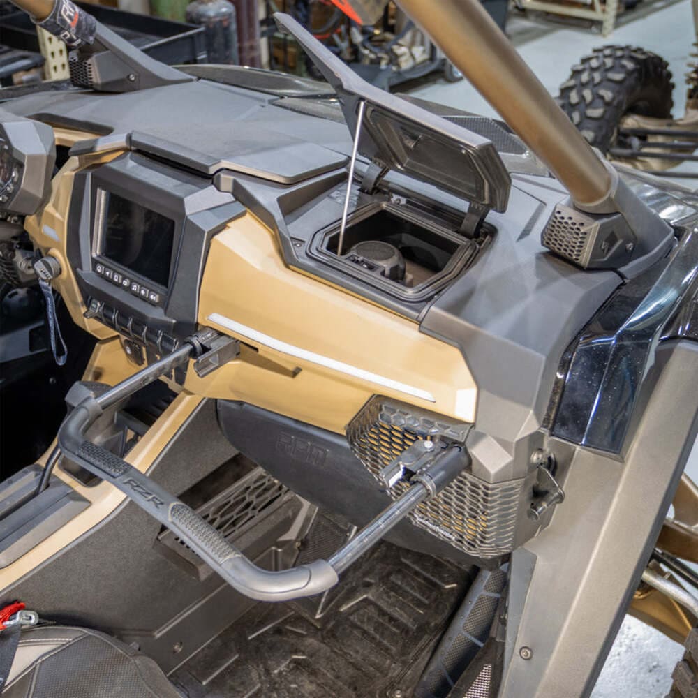 RPM Powersports Polaris RZR Pro R Gallon Auxiliary Dash Mount Fuel Tank