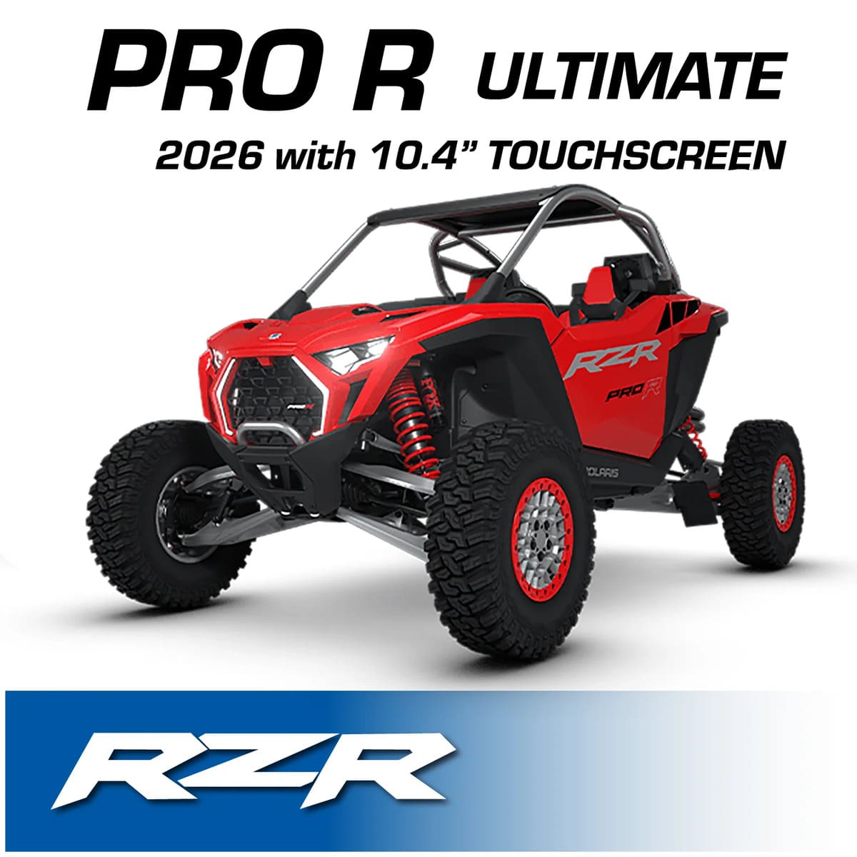 Rugged Radios '26 Polaris RZR Pro R Ultimate Complete Communication Kit w/ Bluetooth Intercom & 10.4″ Touchscreen 2-Way Radio