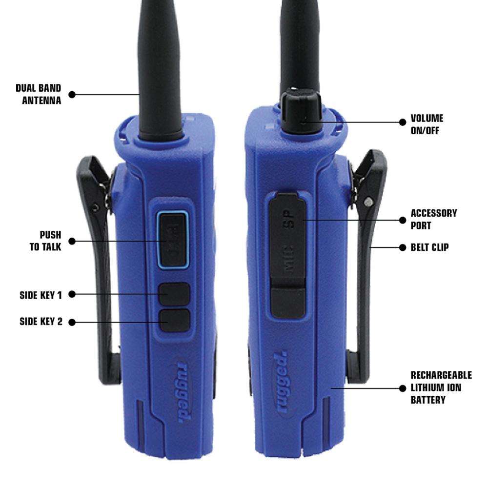 Rugged Radios R1 Handheld Radio - Digital and Analog