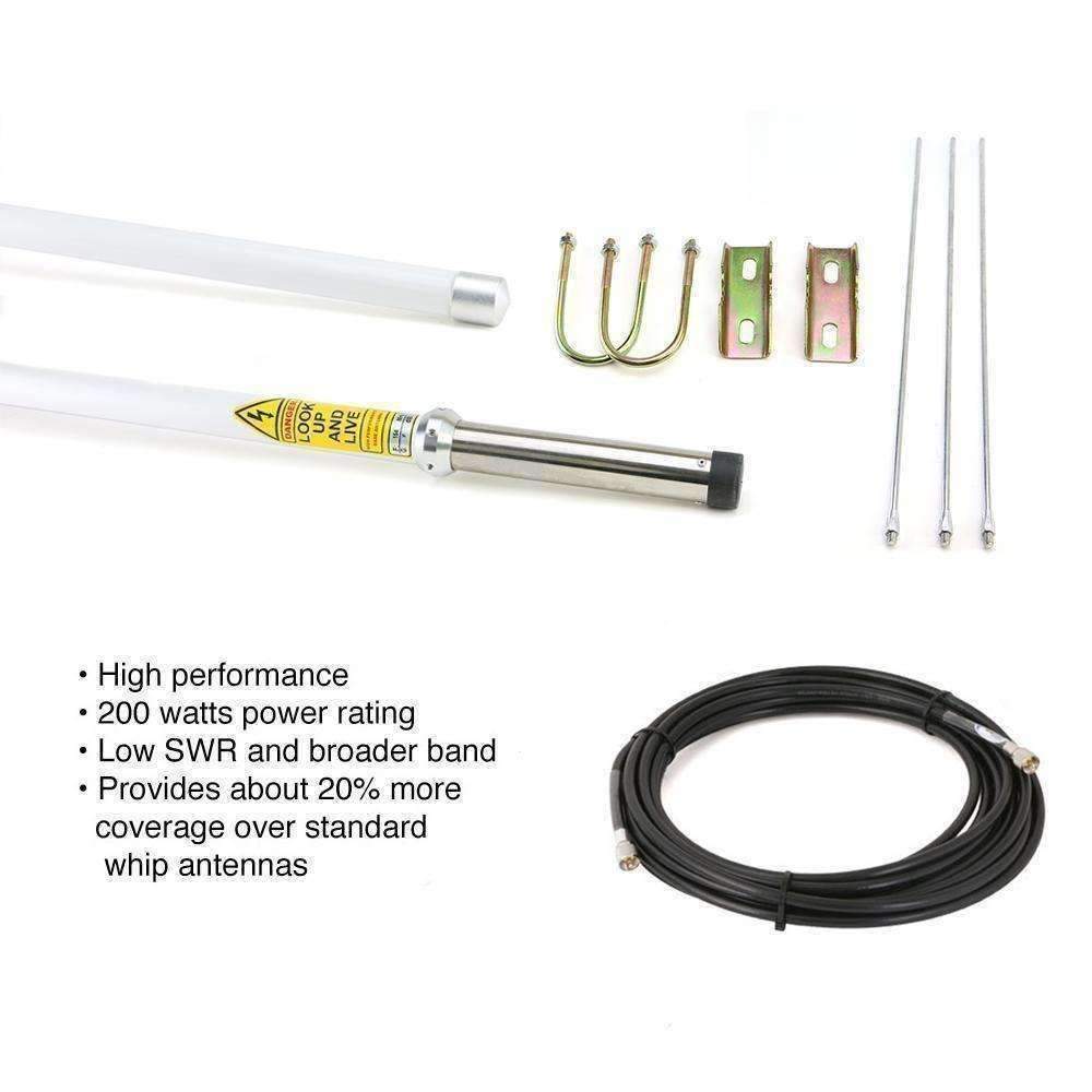 Rugged Radios Base Camp - Digital M1 Mobile Radio with Fiberglass Antenna Kit