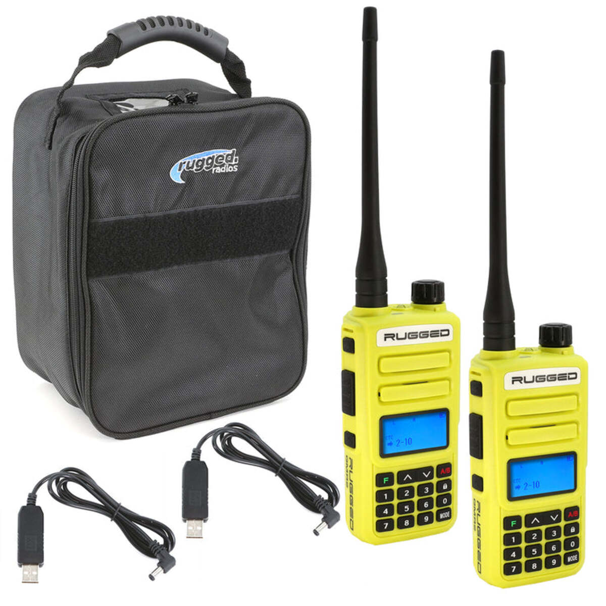 Rugged Radios GO BAG - High Visibility GMR2 PLUS Emergency Radio Bundle