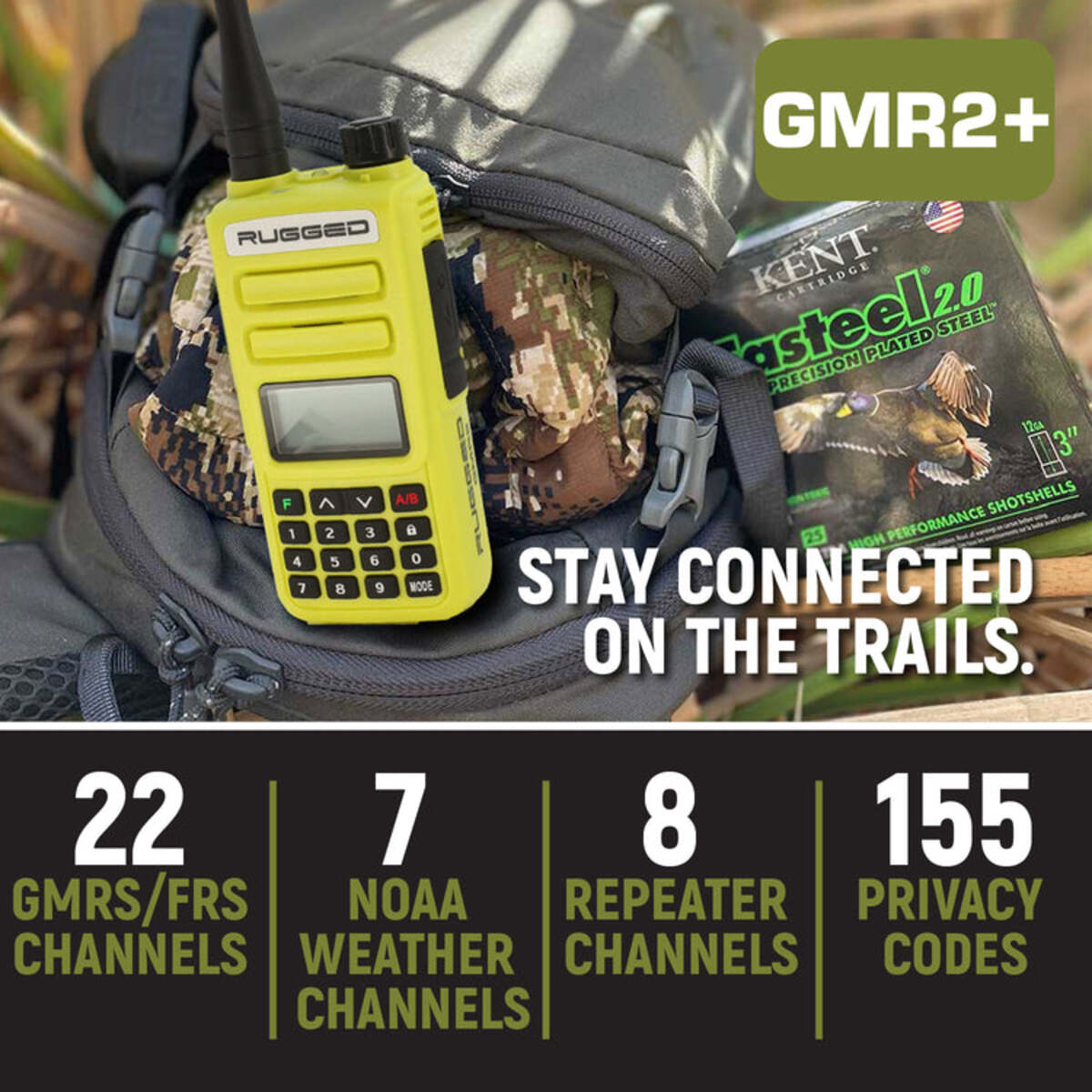 Rugged Radios GO BAG - High Visibility GMR2 PLUS Emergency Radio Bundle