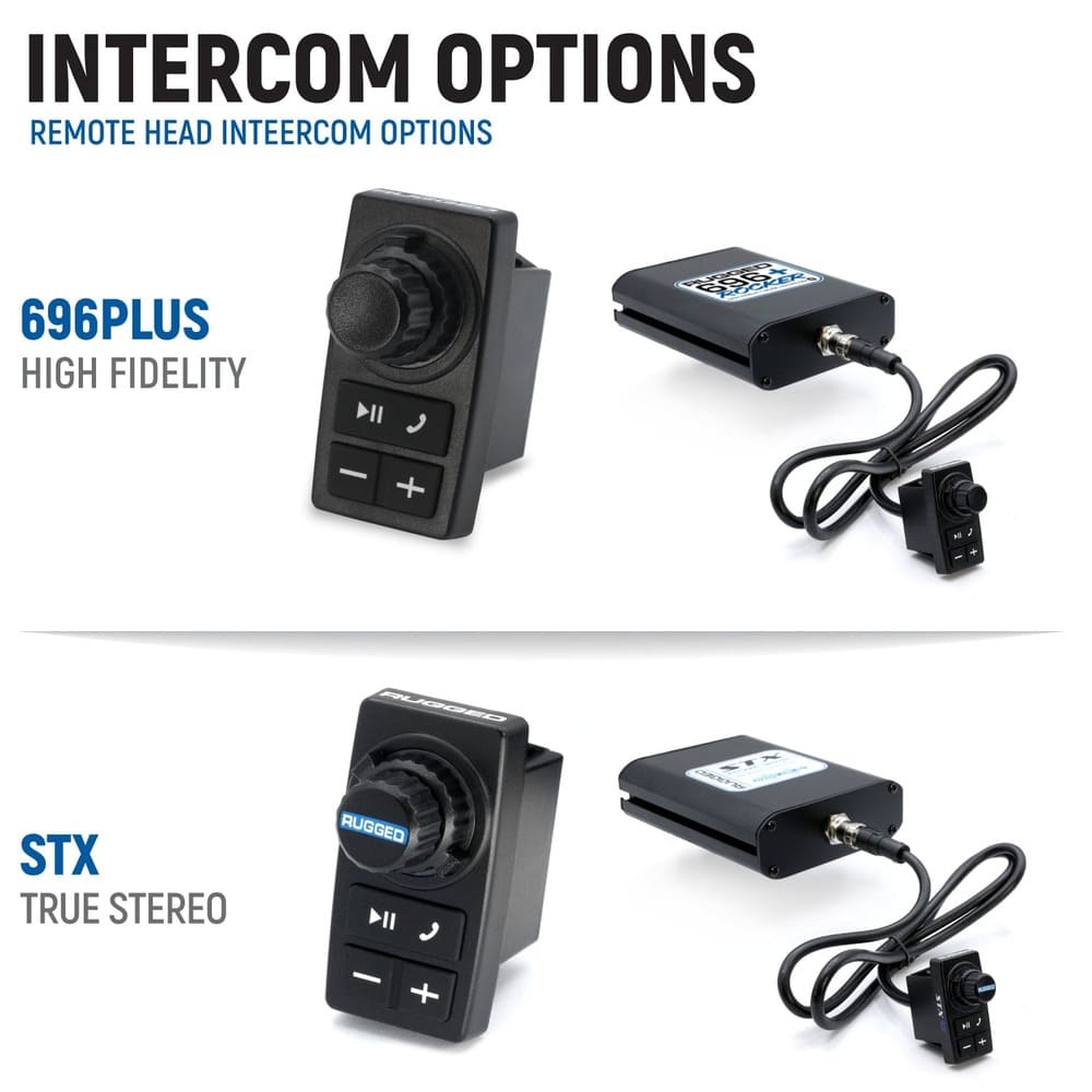 Rugged Radios Kawasaki Teryx H2 Complete Communication Kit w/ Bluetooth Intercom & 2-Way Radio