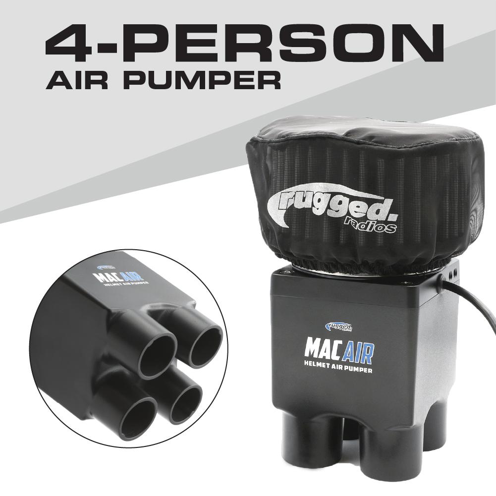 Rugged Radios MAC Air 4-Person Helmet Air Pumper