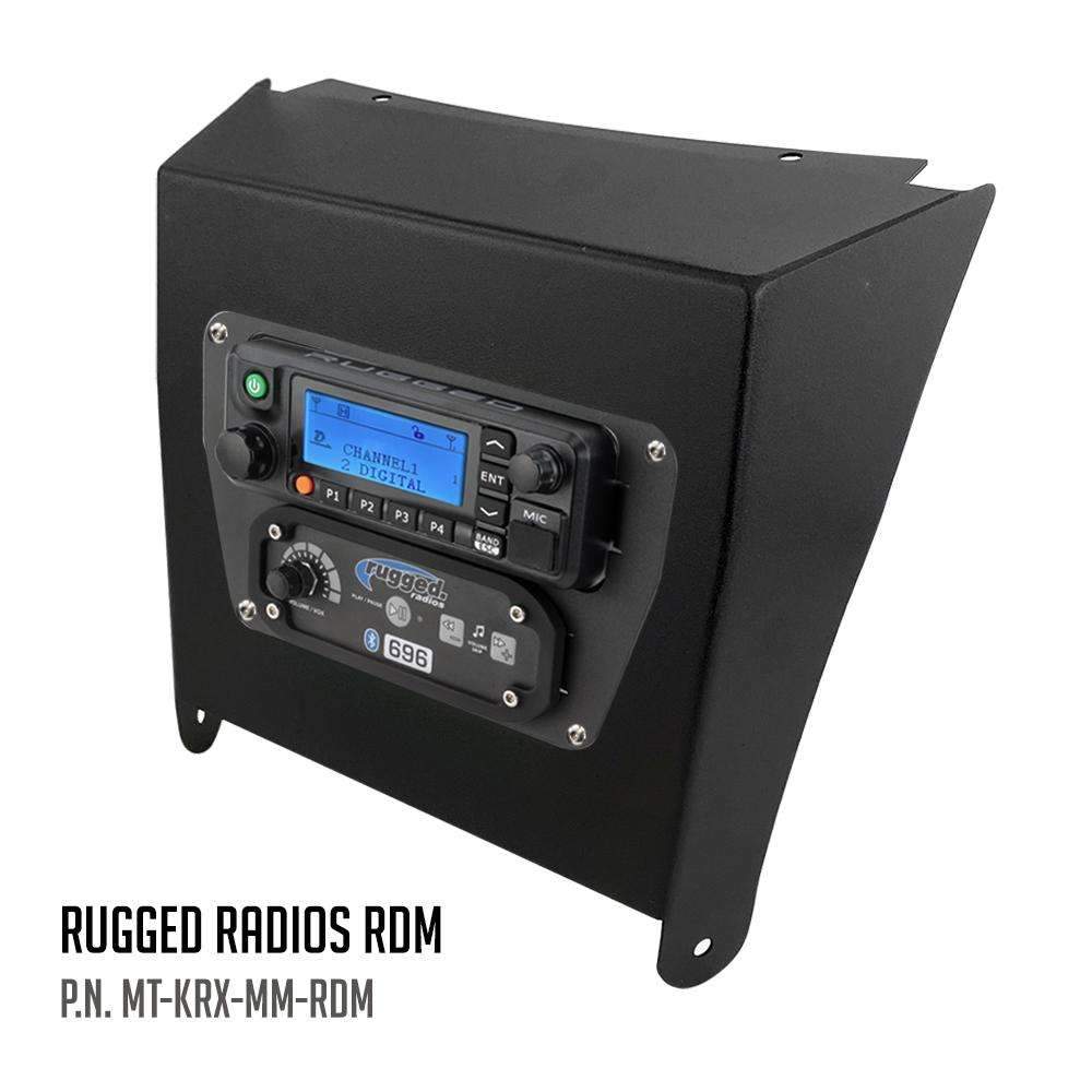 Rugged Radios Kawasaki KRX Multi-Mount Kit for M1 / RM45 / RM60 / GMR45 Radio and Rugged Intercom