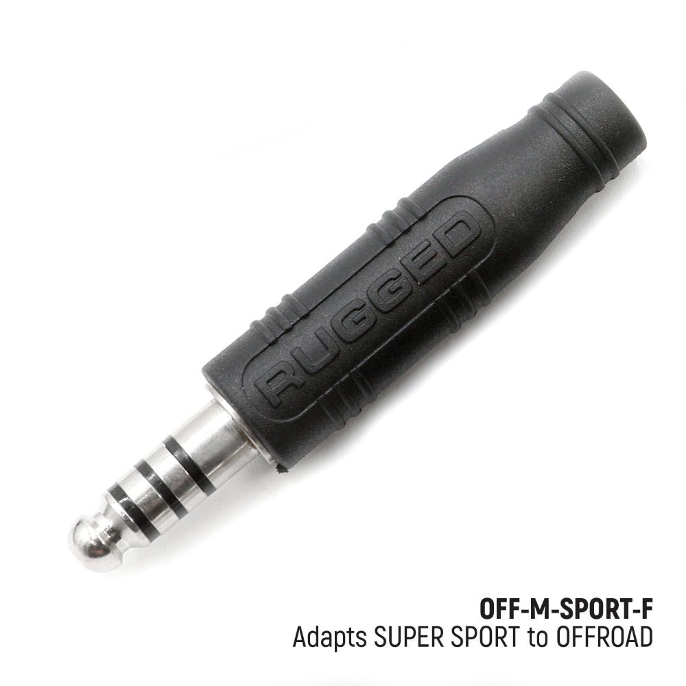 Rugged Radios Offroad & STX Super Sport Headset and Helmet Kit Adapter