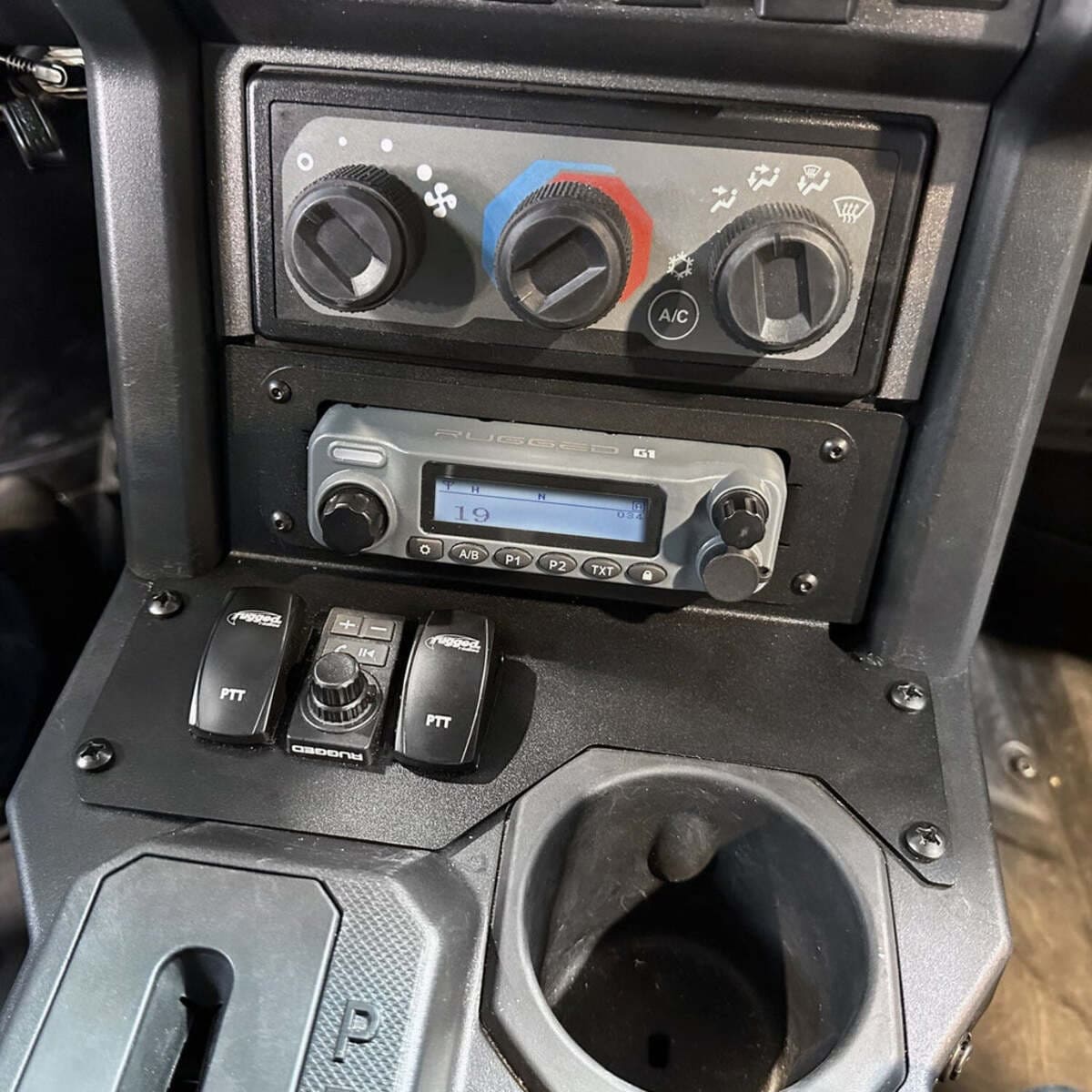 Rugged Radios Polaris Xpedition Radio & Remote Head Intercom Mount Kit