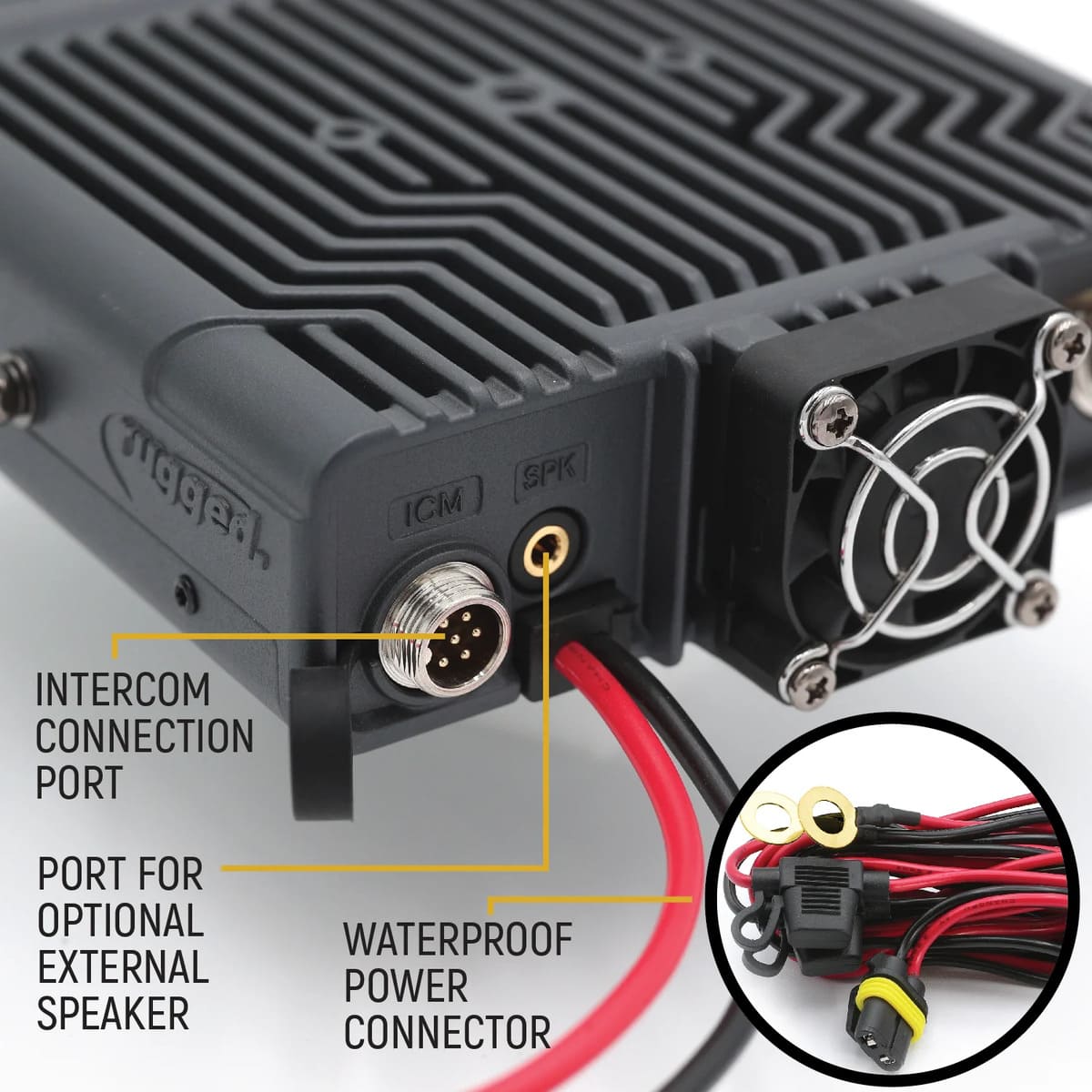 Rugged Radios Rambler G4 High Power GMRS Mobile Radio & External Speaker Kit