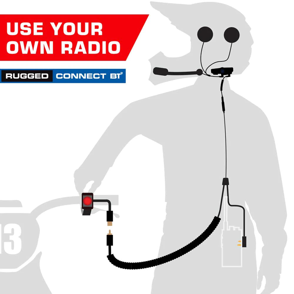Rugged Radios Connect BT2 add-on Moto Kit without Radio