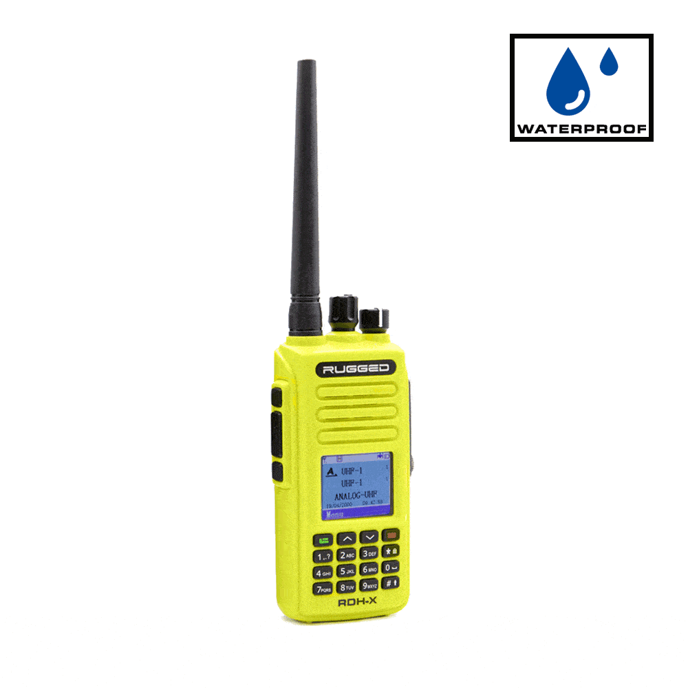 Rugged Radios RDH-X Waterproof Business Band Handheld