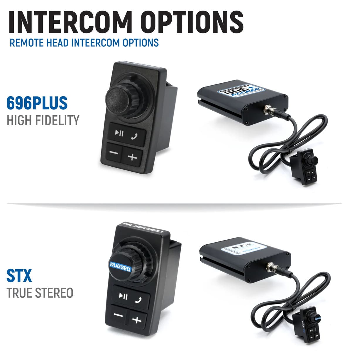 Rugged Radios Segway Super Villain Complete Communication Kit w/ Bluetooth Intercom & 2-Way Radio