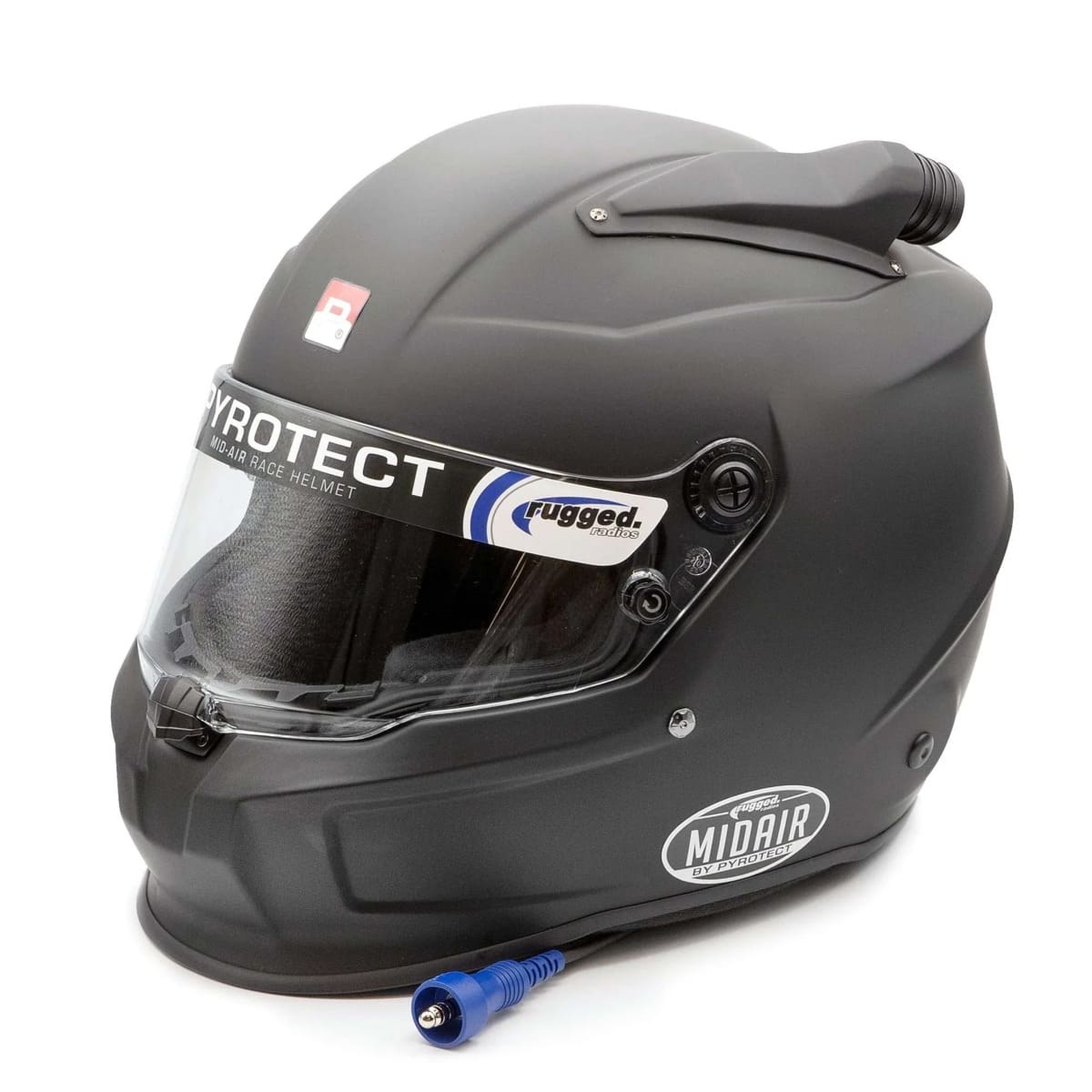 Rugged Radios Wired Offroad Pyrotect SA2025 Midair Race Helmet