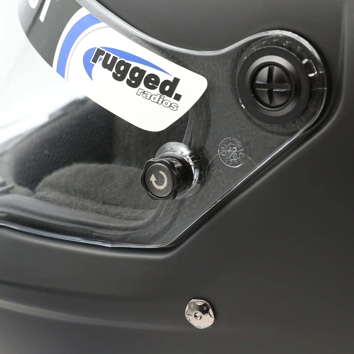 Rugged Radios Wired Offroad Pyrotect SA2025 Midair Race Helmet