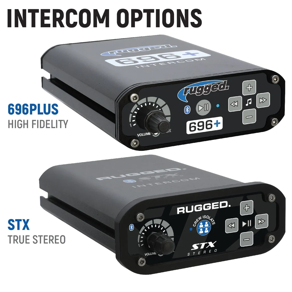 Rugged Radios Yamaha YXZ 1000R Complete Communication Kit with Intercom and 2-Way Radio