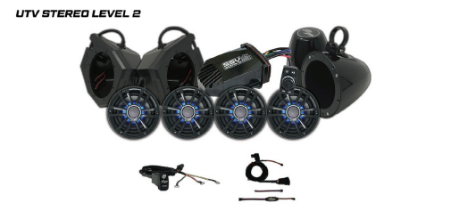 UTV Stereo Polaris RZR Level 2 Stereo System