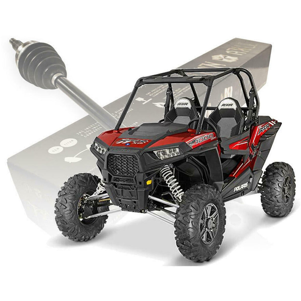 S3 Power Sports '14+ Polaris RZR XP 1000 Axles