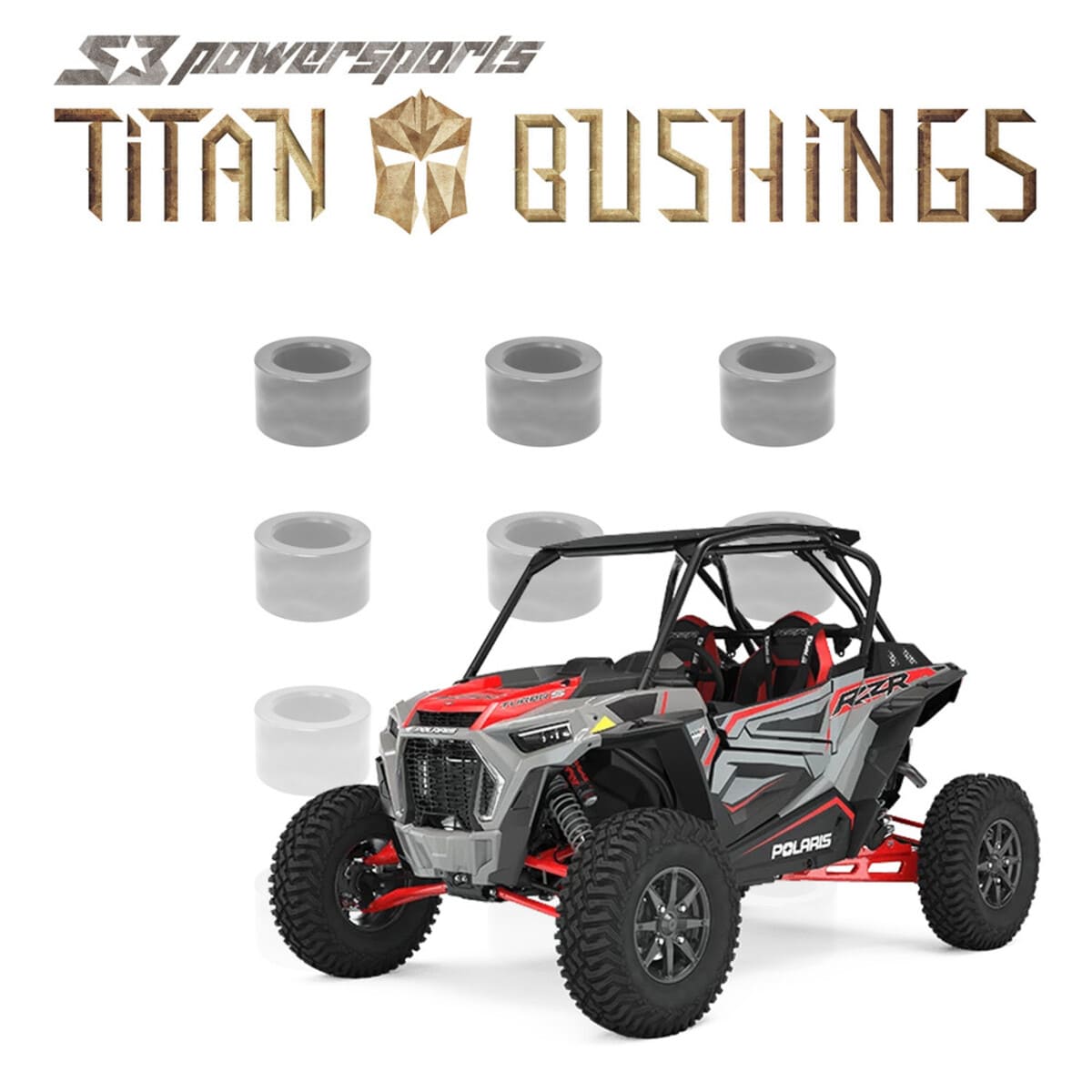 S3 Power Sports Polaris RZR XP Turbo S Titan A-Arm Bushing Kits