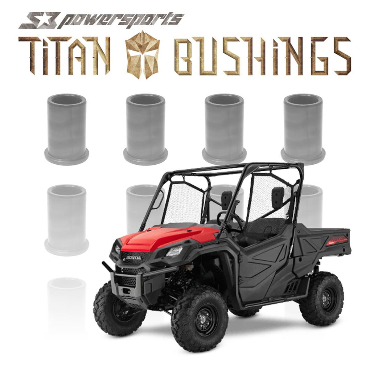 S3 Powersports '16+ Honda Pioneer 1000 Titan A-Arm Bushing Kits