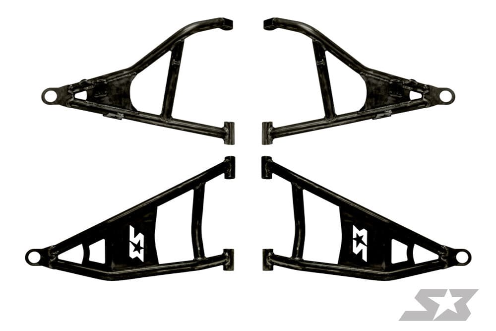 S3 Powersports '17-'22 Polaris RZR XP 1000/Turbo +2" Forward High Clearance A-Arm Kit