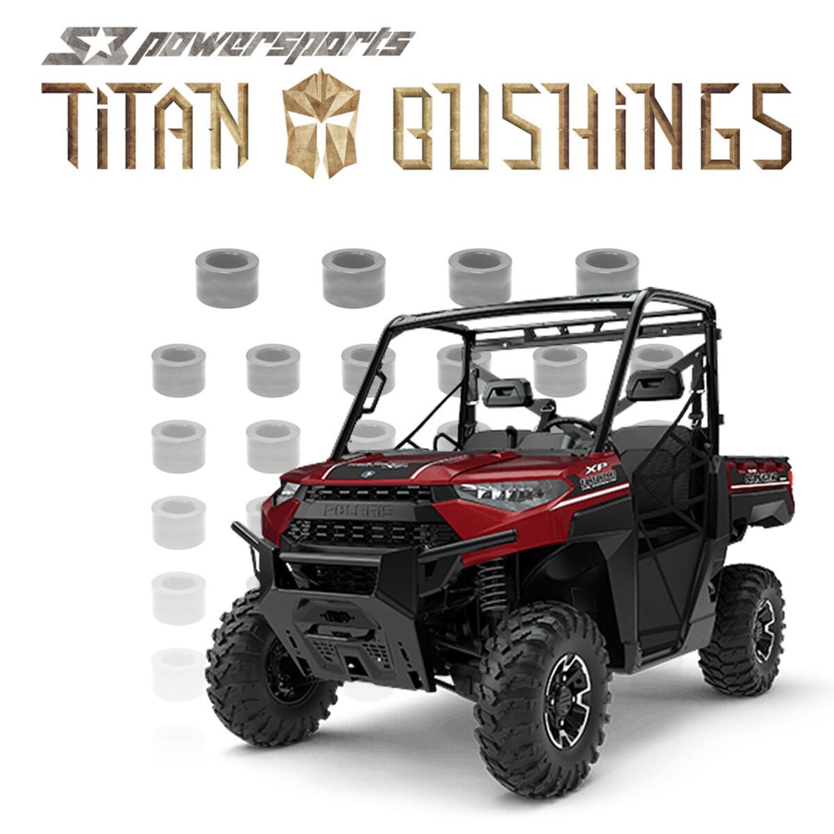 S3 Powersports '18+ Polaris Ranger XP 1000 Titan A-Arm Bushing Kits