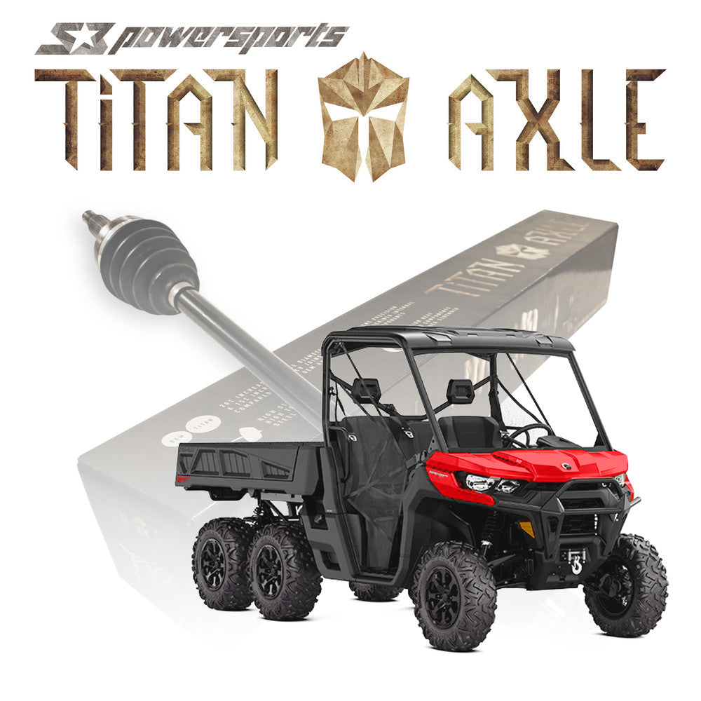 S3 Powersports '24+ Can-Am Defender Titan 6x6 Axles
