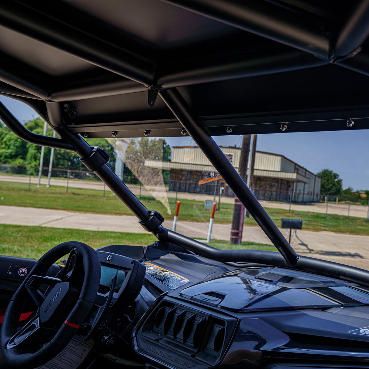 S3 Powersports Can-Am Maverick R Custom Roll Cage Windshield