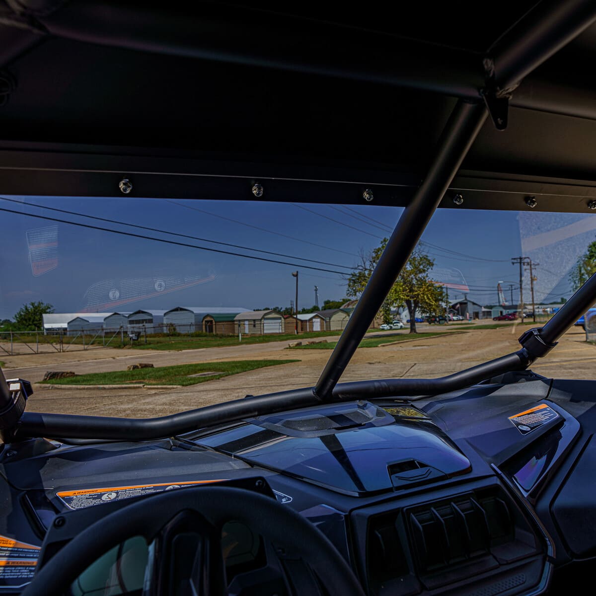 S3 Powersports Can-Am Maverick R Custom Roll Cage Windshield