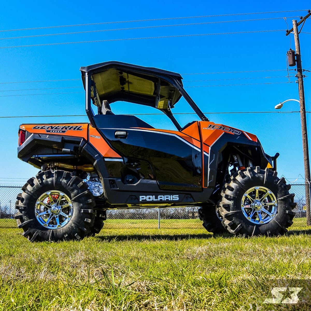 S3 Powersports Polaris General/ RZR S 1000/ RZR S 900 3" Bracket Lift Kit